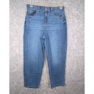 Talbots Women's Relaxed Barrel Denim Jeans Blue Size 10P Classic